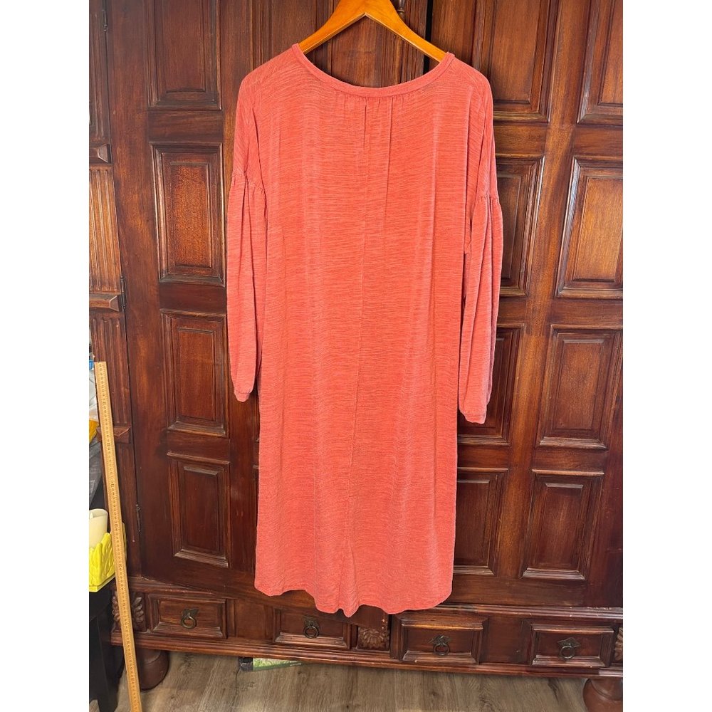 Free People Tunic Button Side Slit Melon Botton Shirt/Dress Size XS - Picture 7 of 8